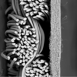 Struktura vláken nanomembrány